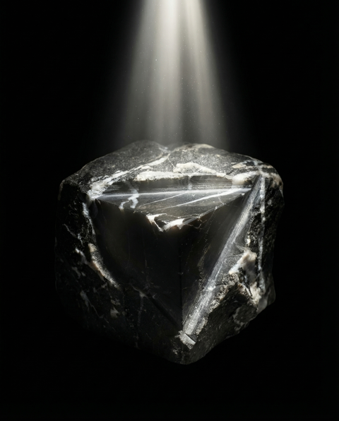 Opus Imperfectum – The unfinished work (black marble version)