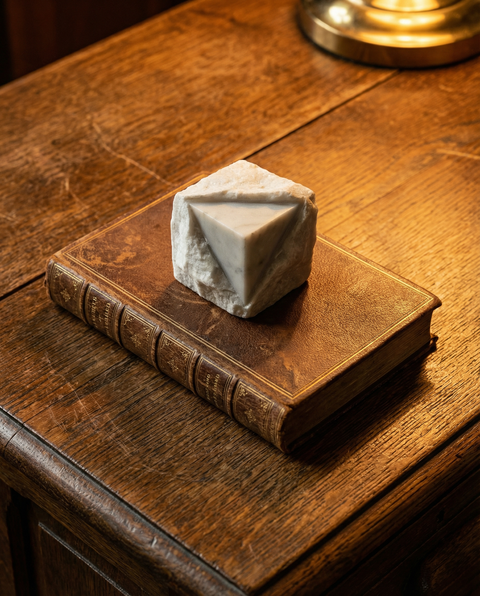 Opus Imperfectum – The unfinished work (white marble version)